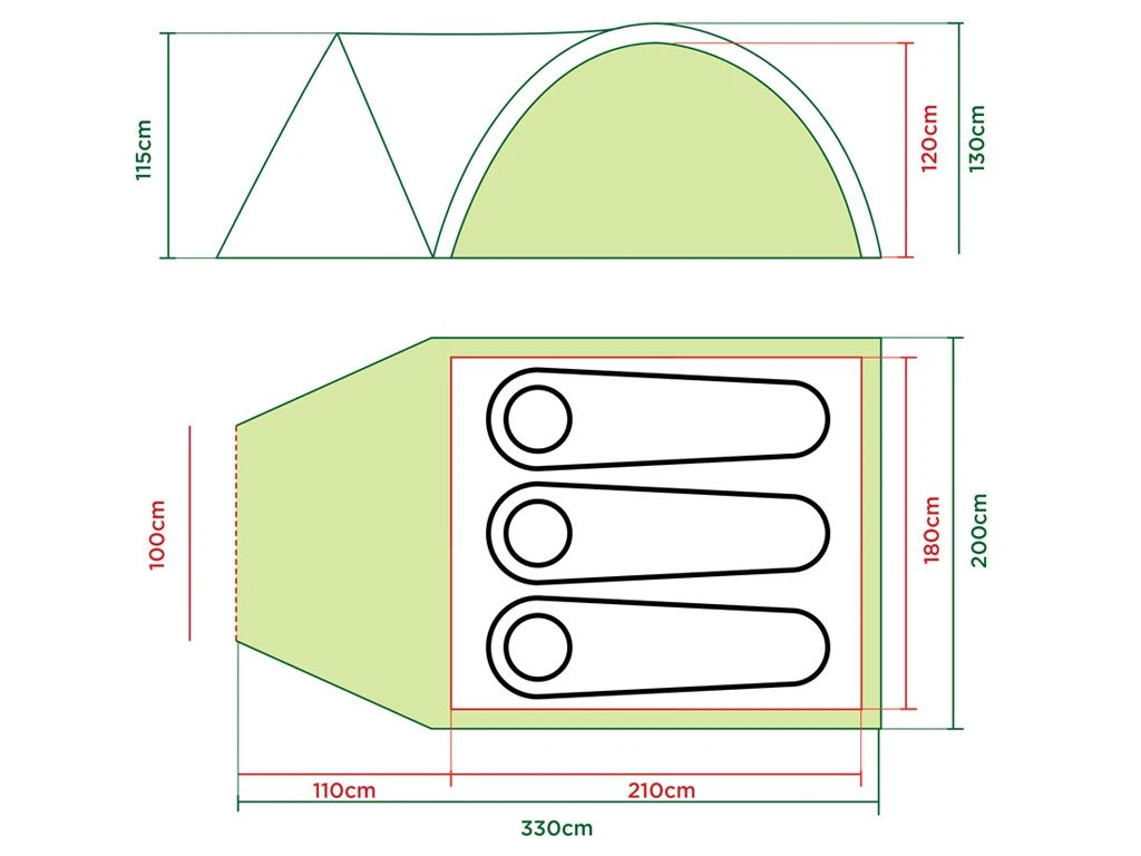 Coleman Darwin 3 Plus Grey Kuppelzelt 3 Coleman Darwin 3 Plus Grey Kuppelzelt