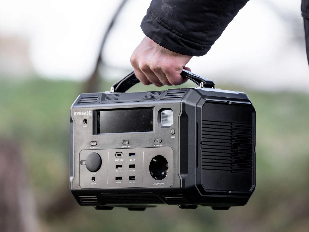 EveBase Move 500 Powerstation Mit Go 120 Solar Panel 6 EveBase Move 500 Powerstation Mit Go 120 Solar Panel – Bild 4